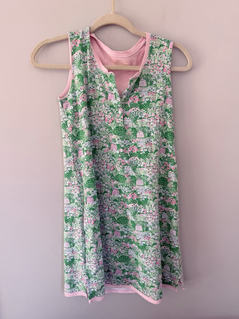 The Beaufort Bonnet Company Womens Sz XS Belmont Blooms Sleeveless Nightgown
